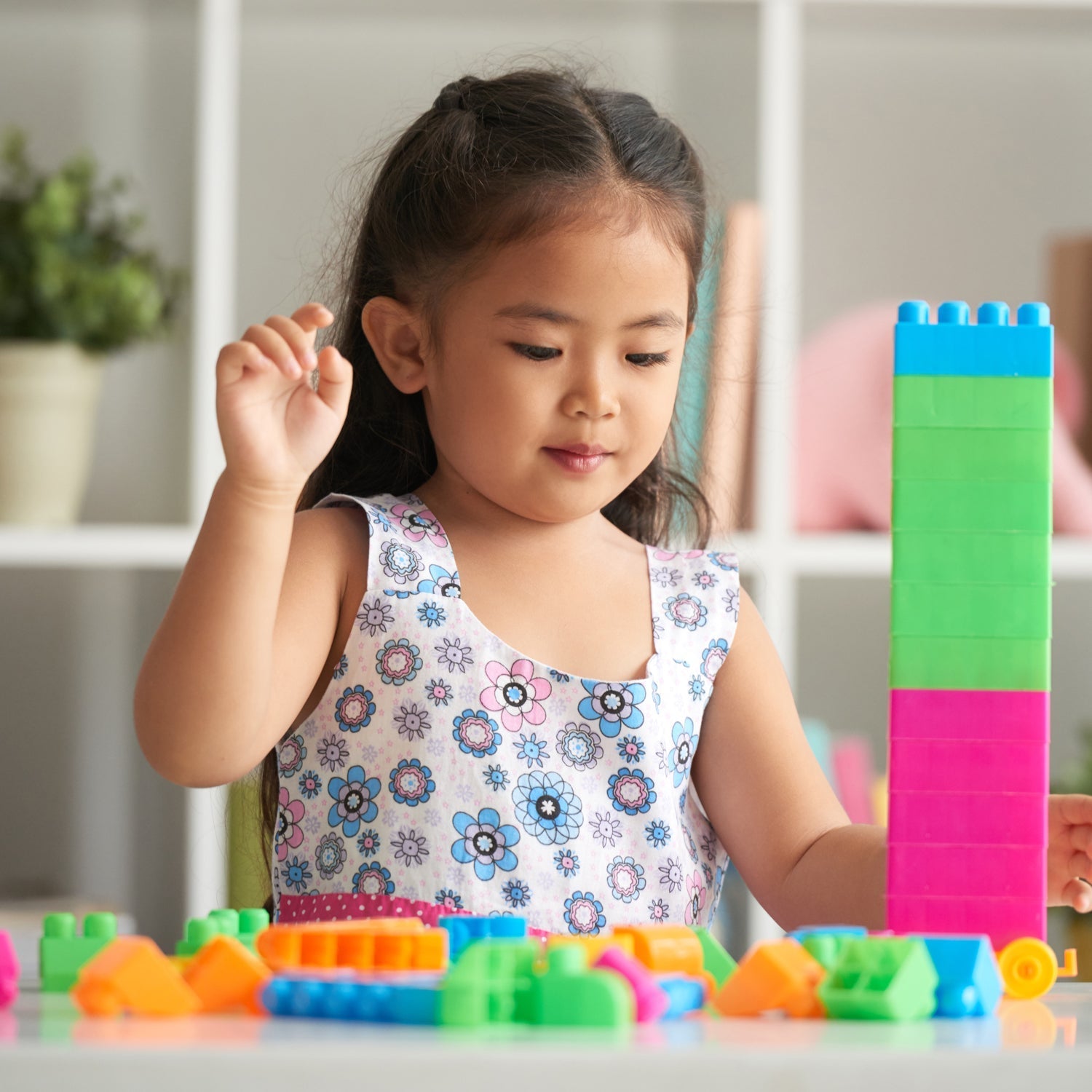Colorful block set for children’s play and educational purposes Colorful block set for children’s play and educational purposes